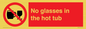 PV7931: No glasses in the hot tub