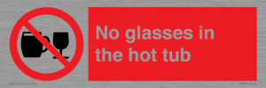 PV7931: No glasses in the hot tub
