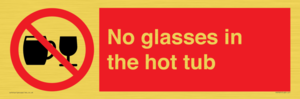 PV7931: No glasses in the hot tub