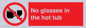 PV7931: No glasses in the hot tub