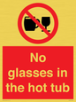 PV7931: No glasses in the hot tub