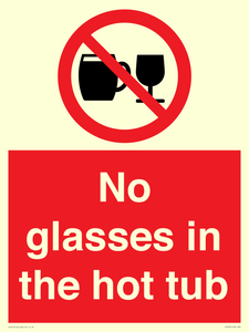 PV7931: No glasses in the hot tub