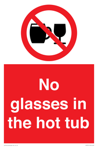 PV7931: No glasses in the hot tub
