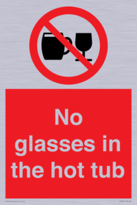 PV7931: No glasses in the hot tub