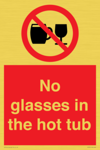 PV7931: No glasses in the hot tub