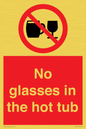 PV7931: No glasses in the hot tub