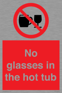 PV7931: No glasses in the hot tub