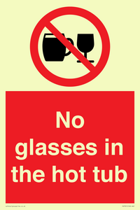 PV7931: No glasses in the hot tub