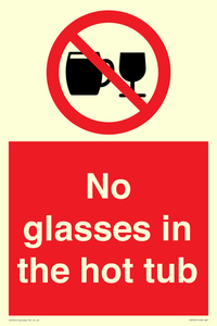 PV7931: No glasses in the hot tub