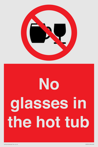 PV7931: No glasses in the hot tub