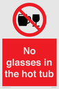 PV7931: No glasses in the hot tub