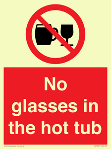 PV7931: No glasses in the hot tub