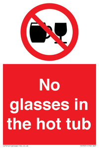 PV7931: No glasses in the hot tub