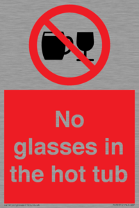 PV7931: No glasses in the hot tub