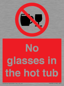 PV7931: No glasses in the hot tub