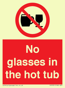 PV7931: No glasses in the hot tub