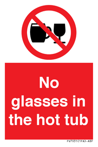 PV7931: No glasses in the hot tub