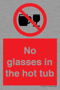 PV7931: No glasses in the hot tub