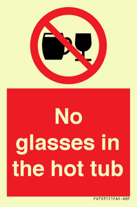 PV7931: No glasses in the hot tub