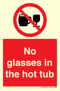 PV7931: No glasses in the hot tub