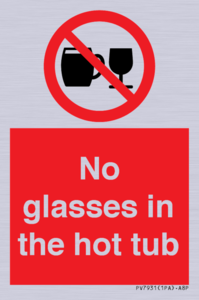 PV7931: No glasses in the hot tub