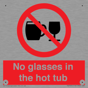 PV7931: No glasses in the hot tub