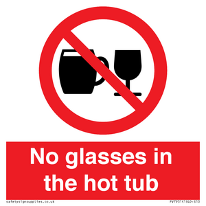 PV7931: No glasses in the hot tub