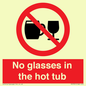 PV7931: No glasses in the hot tub