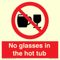 PV7931: No glasses in the hot tub