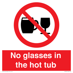 PV7931: No glasses in the hot tub