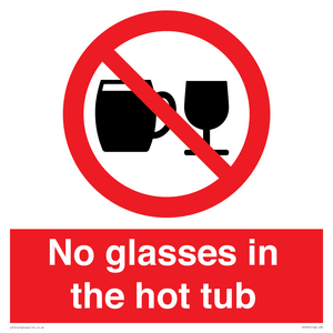 PV7931: No glasses in the hot tub