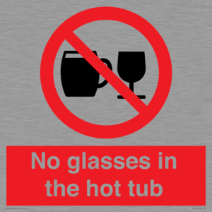 PV7931: No glasses in the hot tub