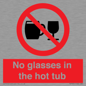 PV7931: No glasses in the hot tub