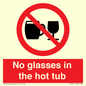 PV7931: No glasses in the hot tub