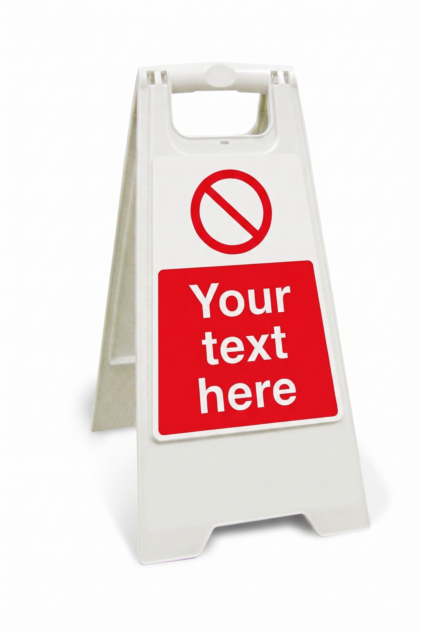 Custom White Plastic A-frame
