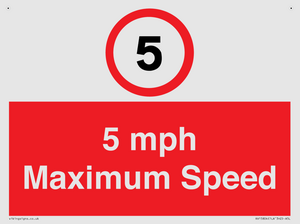 RV15804: 5 mph Maximum Speed