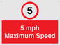 RV15804: 5 mph Maximum Speed