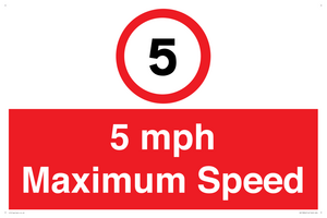 RV15804: 5 mph Maximum Speed