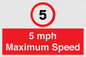 RV15804: 5 mph Maximum Speed