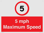 RV15804: 5 mph Maximum Speed