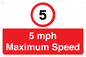 RV15804: 5 mph Maximum Speed