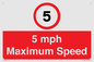 RV15804: 5 mph Maximum Speed