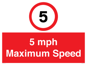 RV15804: 5 mph Maximum Speed