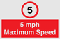 RV15804: 5 mph Maximum Speed