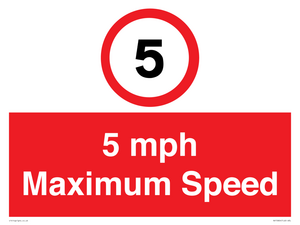 RV15804: 5 mph Maximum Speed