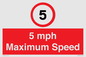 RV15804: 5 mph Maximum Speed