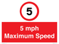 RV15804: 5 mph Maximum Speed