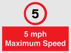 RV15804: 5 mph Maximum Speed
