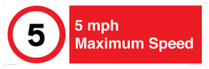RV15804: 5 mph Maximum Speed
