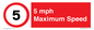 RV15804: 5 mph Maximum Speed